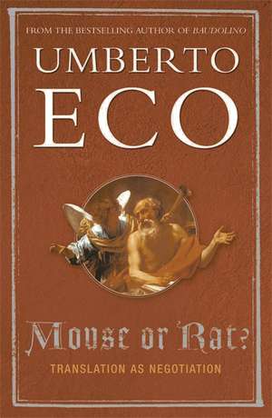 Eco, U: Mouse or Rat? de Prof Umberto Eco