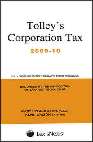 Tolley's Corporation Tax de Mary Hyland