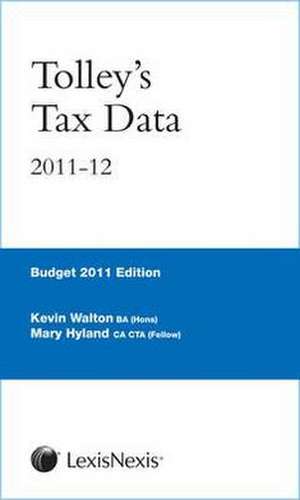 Tolley's Tax Data de KEVIN WALTON