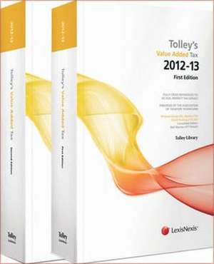 TOLLEYS VALUE ADDED TAX 2012-13 de RHIANON DAVIES