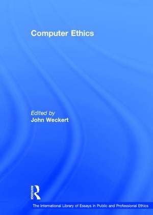 Computer Ethics de John Weckert