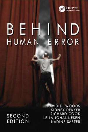 Behind Human Error de David Woods