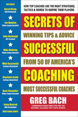 Secrets of Successful Coaching de Greg Bach