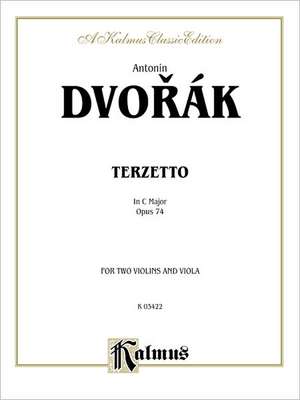 Terzetto, Op. 74 de Antonin Dvorák