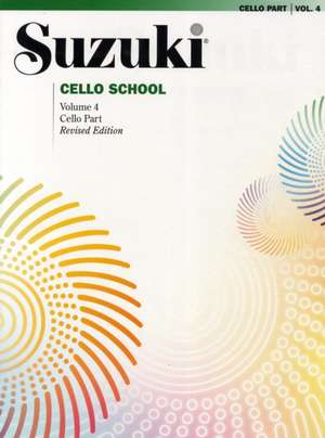 Suzuki Cello School, Vol 4: Cello Part de Alfred Music