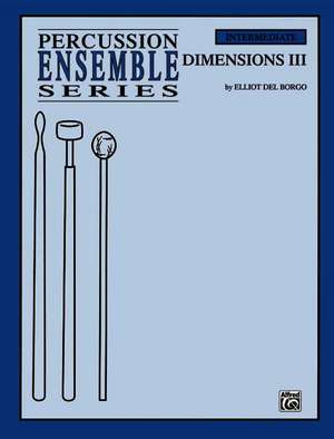 Dimensions III: For 4 Players, Conductor Score & Parts de Elliot Del Borgo