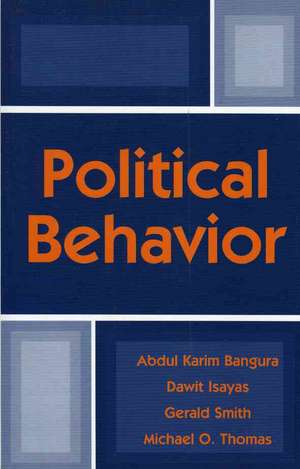 Political Behavior de Abdul Karim Bangura