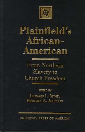 Plainfield's African-American de Leonard L. Bethel