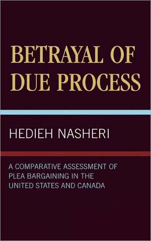 Betrayal of Due Process de Hedieh Nasheri