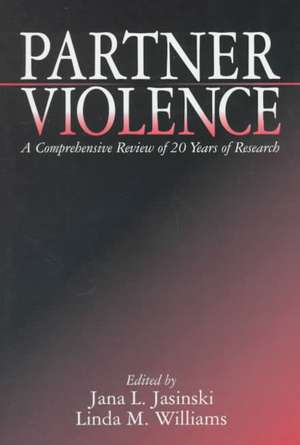 Partner Violence: A Comprehensive Review of 20 Years of Research de Jana L. Jasinski