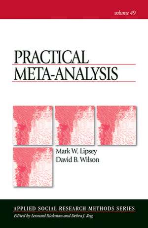 Practical Meta-Analysis de Mark W. Lipsey