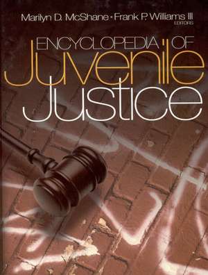 Encyclopedia of Juvenile Justice de Marilyn D. McShane