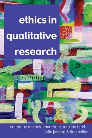 Ethics in Qualitative Research de Julie Jessop