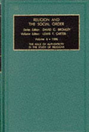 Religion and the social order de David G. Bromley