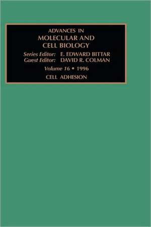 Cell Adhesion de D.R. Colman