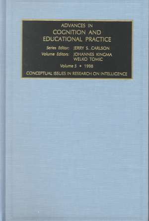 Conceptual Issues in Research on Intelligence de Jerry S. Carlson