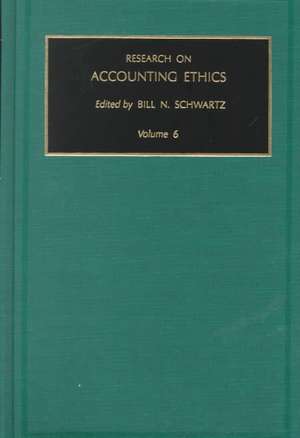 Research on Accounting Ethics, Volume 6 de PONEMON