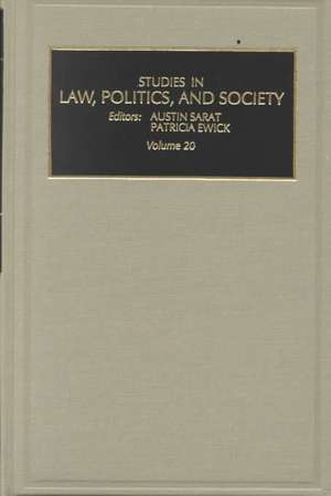 Studies in Law, Politics and Society de Austin Sarat