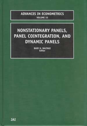 Nonstationary Panels, Panel Cointegration, and Dynamic Panels de Badi H. Baltagi