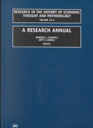 A Research Annual de Warren J. Samuels