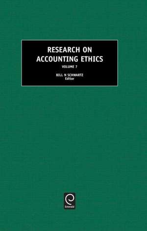 Research on Accounting Ethics de Bill N. Schwartz