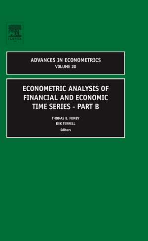 Econometric Analysis of Financial and Economic Time Series de Thomas B. Fomby