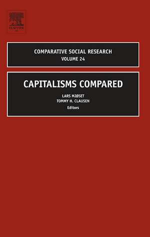 Capitalisms Compared de Lars Mjoset