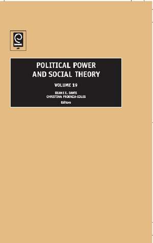 Political Power and Social Theory de Diane E. Davis