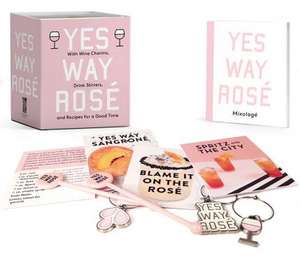 Yes Way Rosé Mini Kit: With Wine Charms, Drink Stirrers, and Recipes for a Good Time de Erica Blumenthal