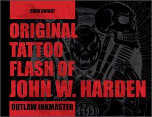 Original Tattoo Flash of John W. Harden: Outlaw Ink Master de Chad Knight