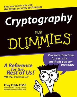 Cryptography for Dummies de C Cobb