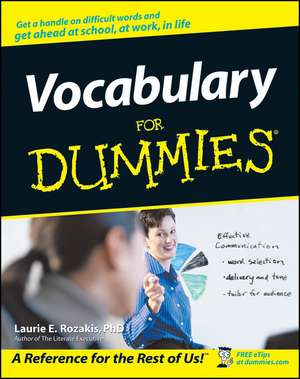 Vocabulary For Dummies de LE Rozakis