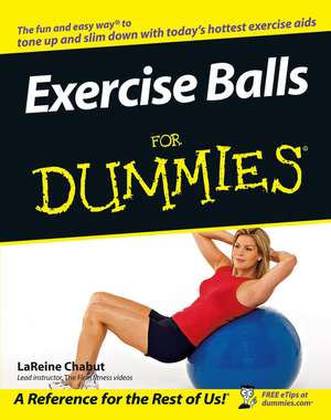 Exercise Balls For Dummies de L Chabut