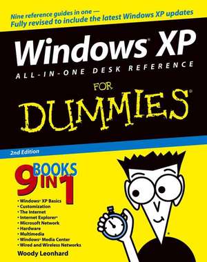 Windows XP All–in–One Desk Reference For Dummies de Woody Leonhard