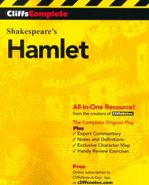 CliffsComplete Shakespeare's Hamlet de William Shakespeare