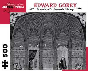 Dracula in Dr. Seward's Library 500-Piece Jigsaw Puzzle de Edward Gorey