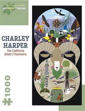 Charley Harper: The California Desert Mountains 1000-Piece Jigsaw Puzzle de Pomegranate