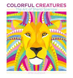 Sparrow/Colorful Creatures Mini 2018 Calendar