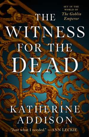 The Witness for the Dead de Katherine Addison