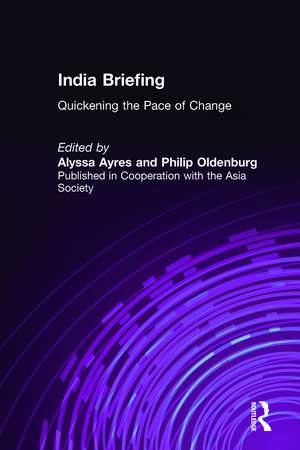 India Briefing: 2001 de Alyssa Ayres