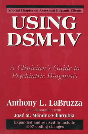 Using Dsm-IV de Anthony LaBruzza