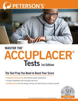 Master The(tm) Accuplacer(r) Tests de Peterson's