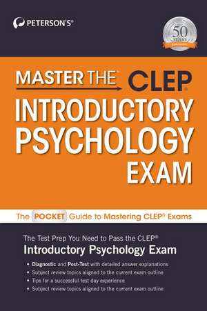 Master The(tm) Clep(r) Introductory Psychology Exam de Peterson's Peterson's