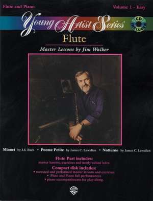 Young Artist, Vol 1: For Flute and Piano (Easy), Book & CD de Jim Walker