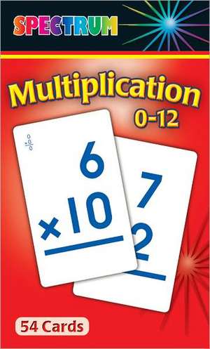 Multiplication 0-12 Flash Cards de Carson-Dellosa Publishing