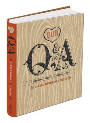 Our Q&A a Day: 3-Year Journal for 2 People de Potter Style