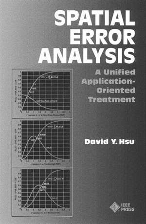 Spatial Error Analysis – A Unified, Application– Oriented Treatment de DY Hsu