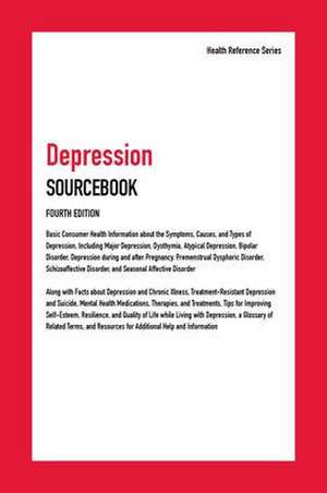 Depression Sourcebook de Omnigraphics