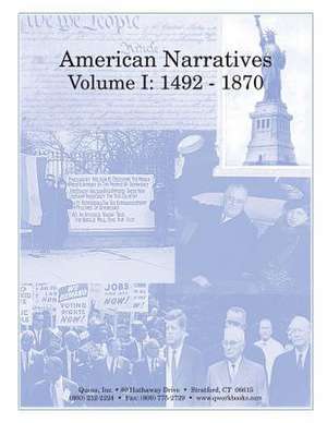 American Narratives Volume I de Jonathan D. Kantrowitz