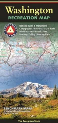 Washington Recreation Map de Benchmark Maps